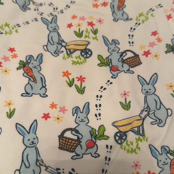 roller rabbit long sleeve bunny pajamas - Picture 2 of 4